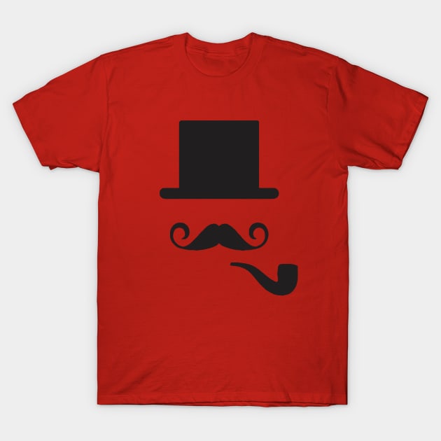 Mustache Mr. Smoker T-Shirt by loafcorgi